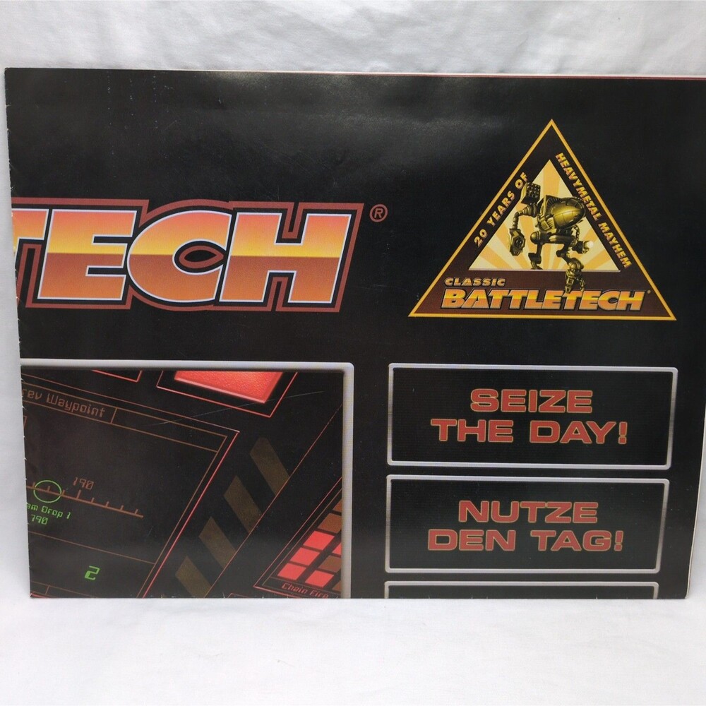 Classic Battletech WK Games Promotional Poster 33" X 22"